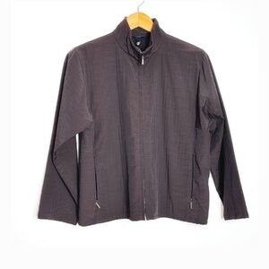 Eileen Fisher Jacket Nylon Blend Ripstop Outdoor Jacket Wind Breaker Petite M